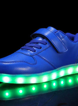 Glowing Night Led Shoes For Kids - Blue  | Led Light Shoes
