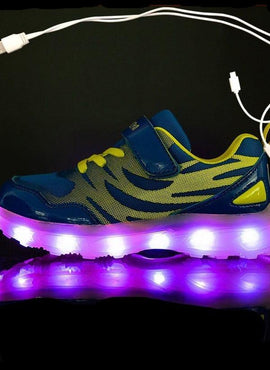 Led Usb Recharge Luminous Shoes For Kids