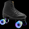Flash Roller Skates Led Lighting Shoes Black  | Led Light Roller Skates