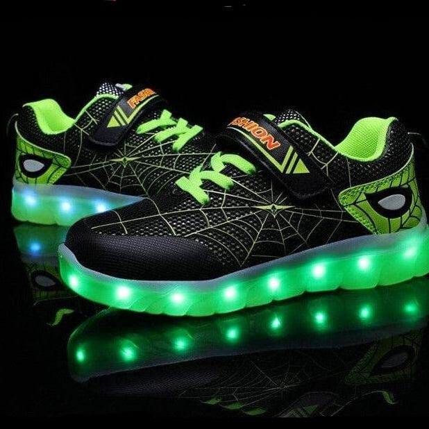 whatagift.com.au Kids Led Usb Recharge Glowing Shoes For Children