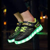 whatagift.com.au Kids Led Usb Recharge Glowing Shoes For Children
