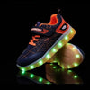 whatagift.com.au Kids Led Usb Recharge Glowing Shoes For Children