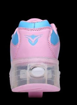 Led Shoes With Roller Wheels And Usb Charging Pink Shoes for Girls | Comfort Light Shoes